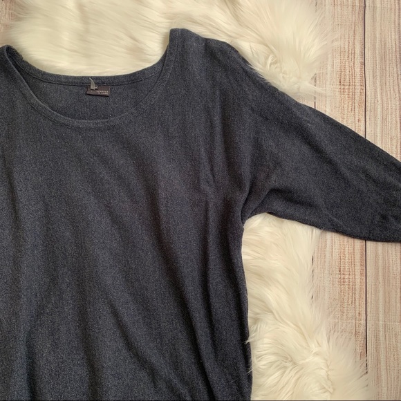 Sparkle & Fade Navy Dolman Sleeve Knit Top - Picture 2 of 4